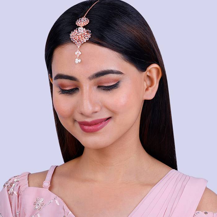 925 Silver Banno Maang Tikka For Women : MT04