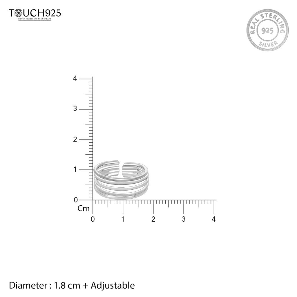 Spiral Toe Ring : MTR290