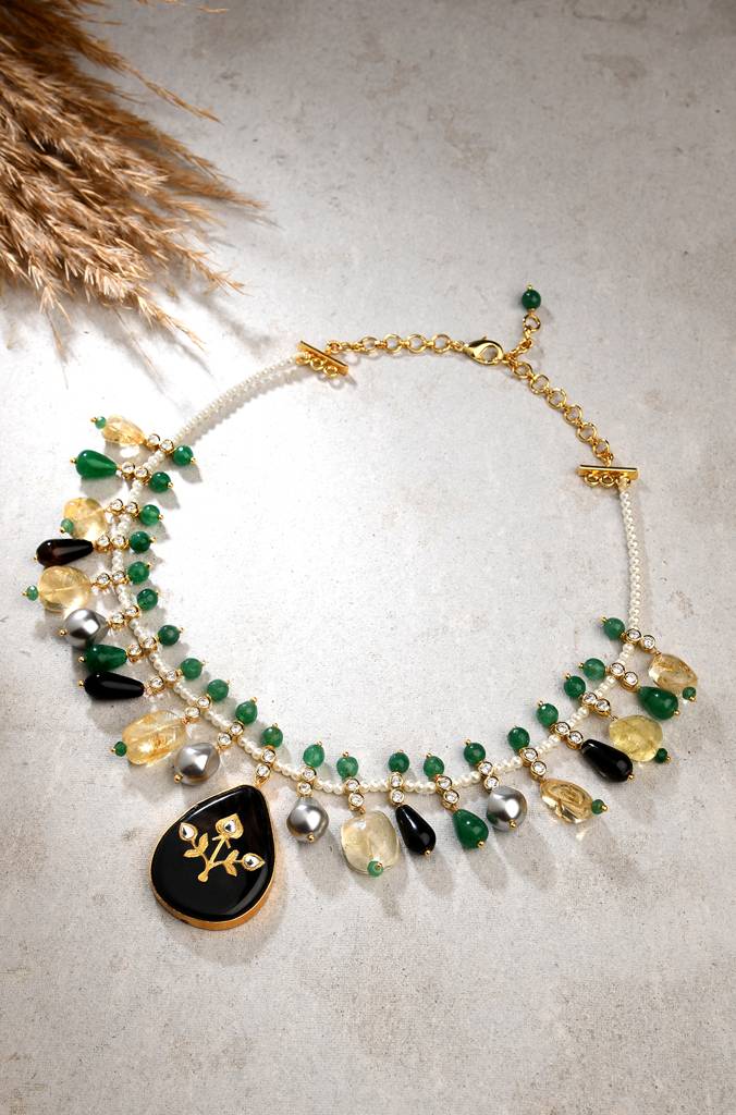 Multi Colour Bespoke Necklace