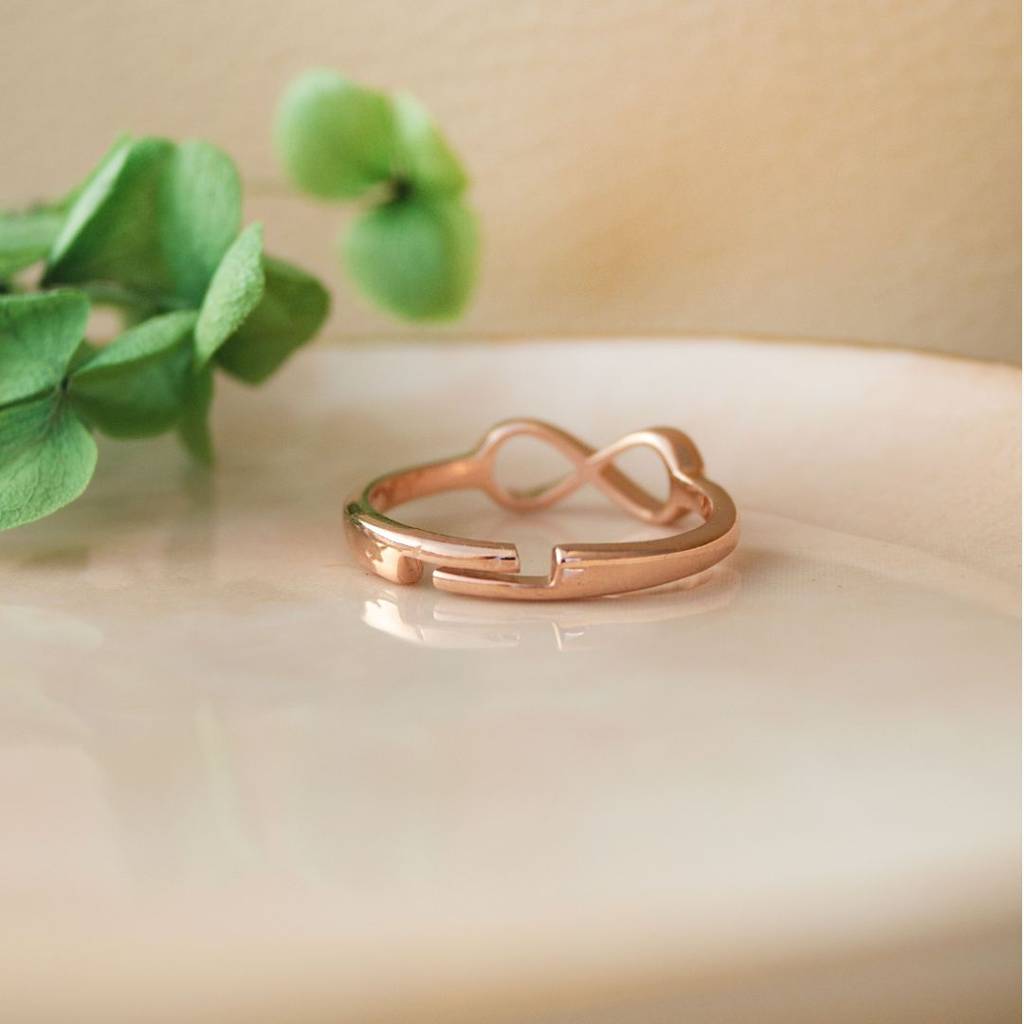 Love You Till Infinity Promise Ring Valentine Gift Hamper : MZRHR605D2014