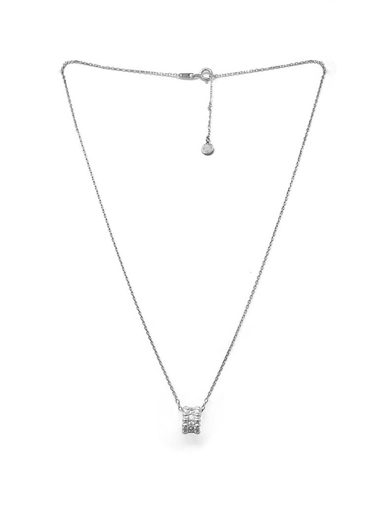 Mannash Loop Around Sterling Silver Chain Necklace : MZSNCP699D1672