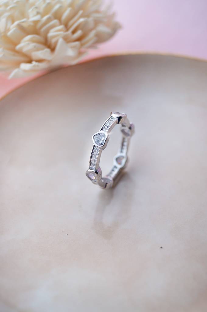 Forever Heart Sterling Silver Ring : MZSRC328D711