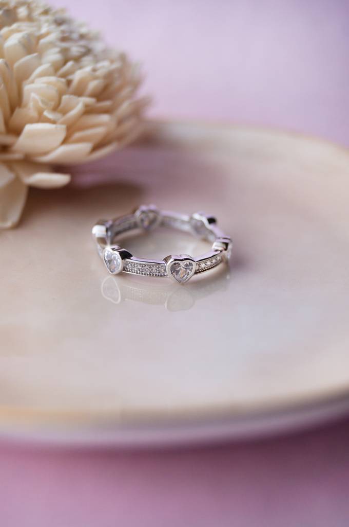 Forever Heart Sterling Silver Ring : MZSRC328D711