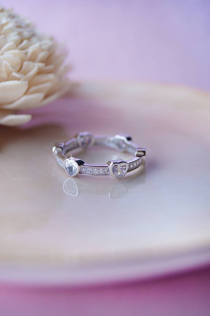 Forever Heart Sterling Silver Ring : MZSRC328D711