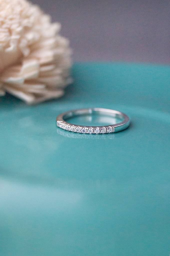 Shinning Eternity Sterling Silver Ring : MZSRC365D803