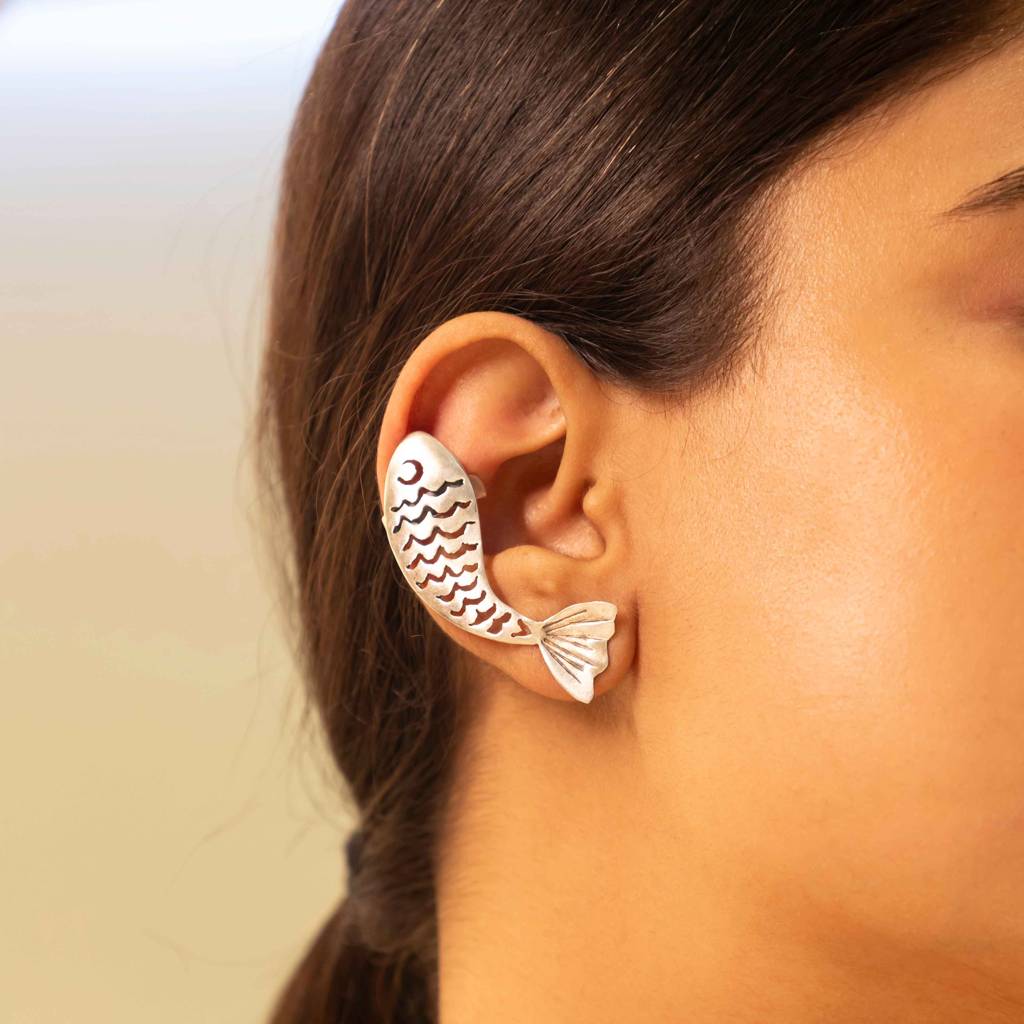 Mizoya Matsya Auspicious Timeless Earcuff : SE8525