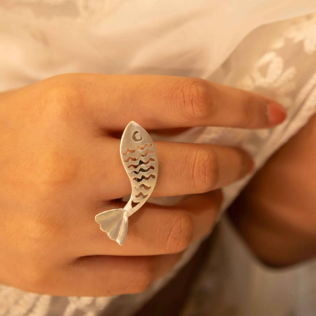 Mizoya Matsya Auspicious Timeless Ring : SR8525