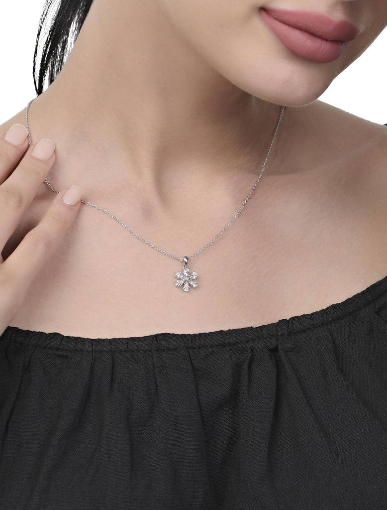 925 Silver Blossom Pendant