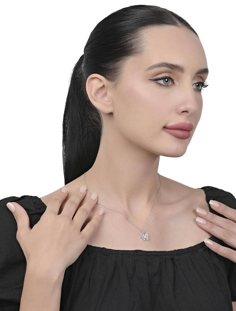 925 Silver Mariposa Pendant