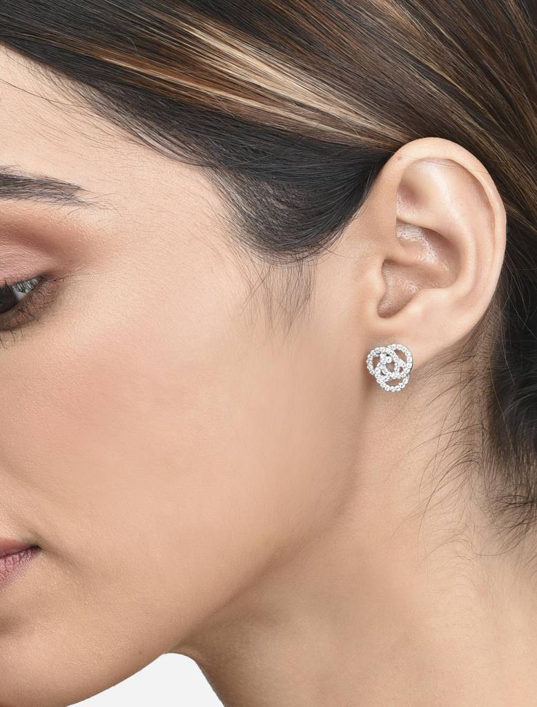 925 Silver Rosetta Earrings