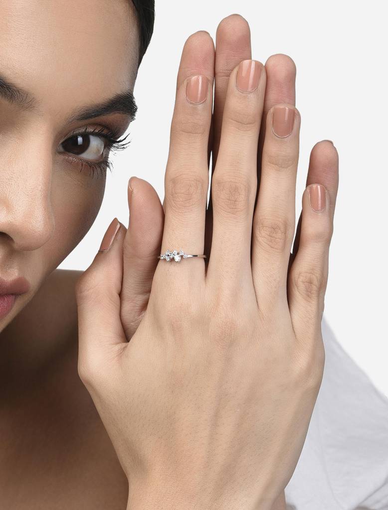 925 Silver Rosetta Ring