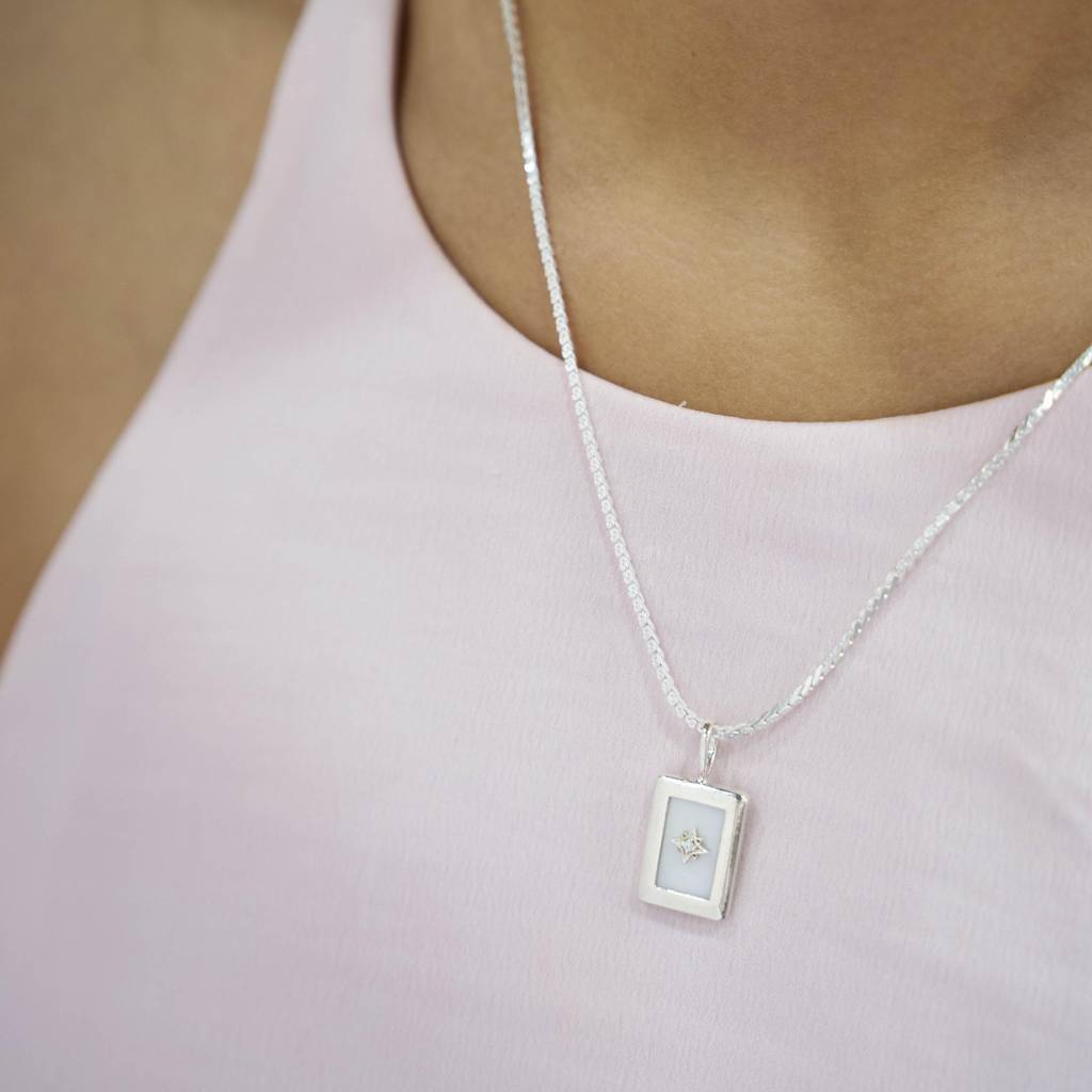 Mother Of Pearl North Star Pendant