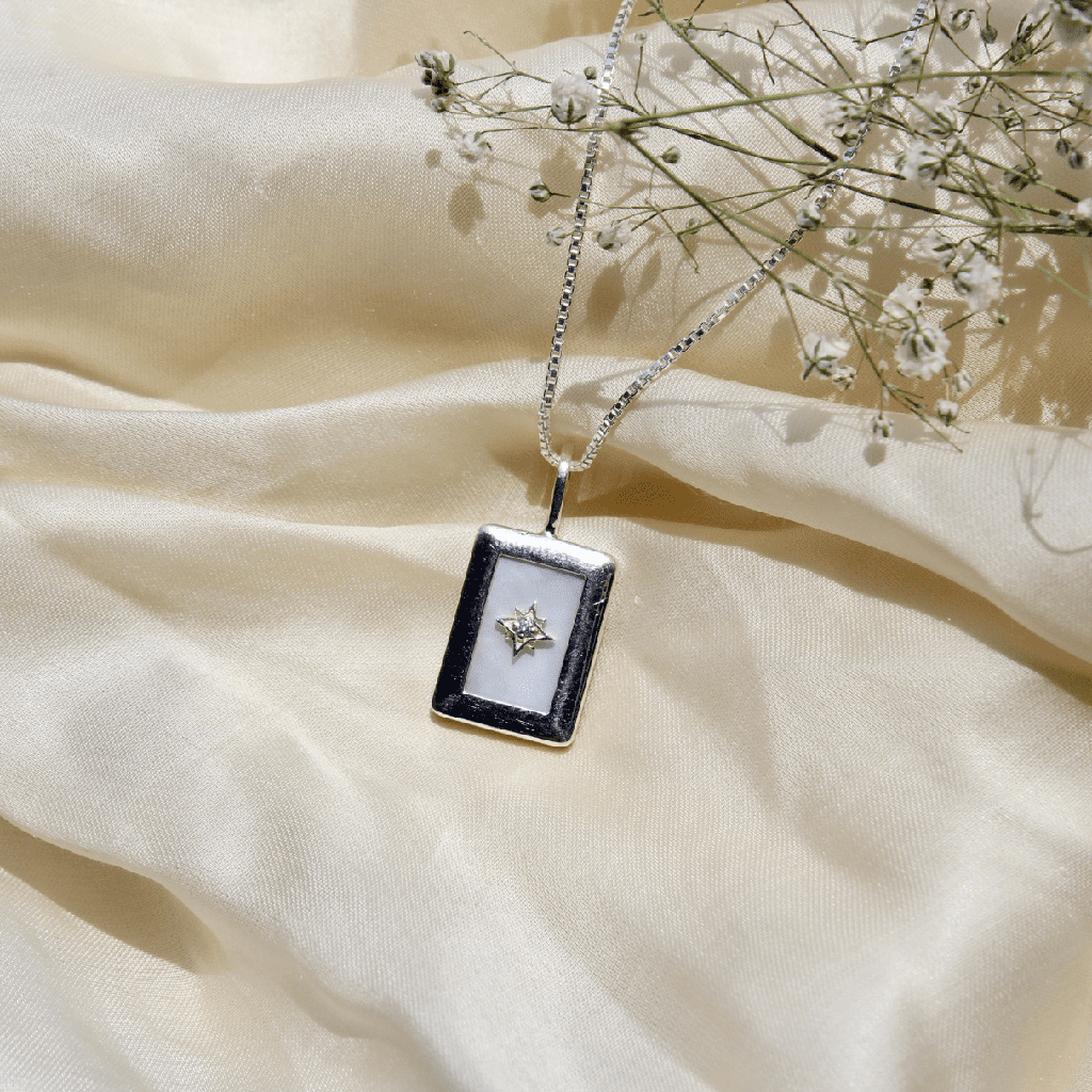 Mother Of Pearl North Star Pendant