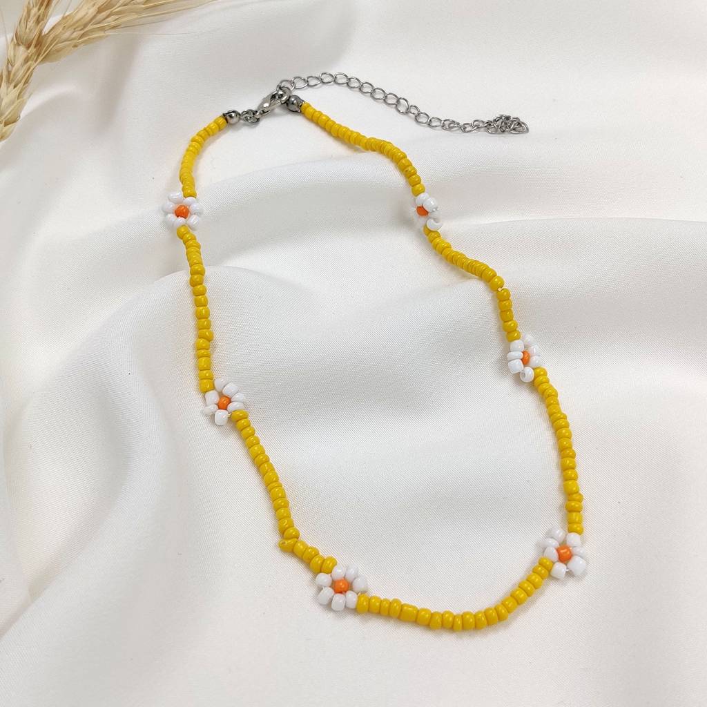 Sia Bead Necklace (Yellow) : N-BE-5-0