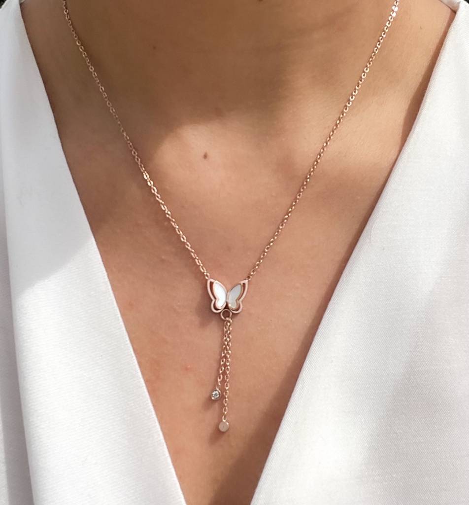 Nida Butterfly Necklace : N-BF-15-0