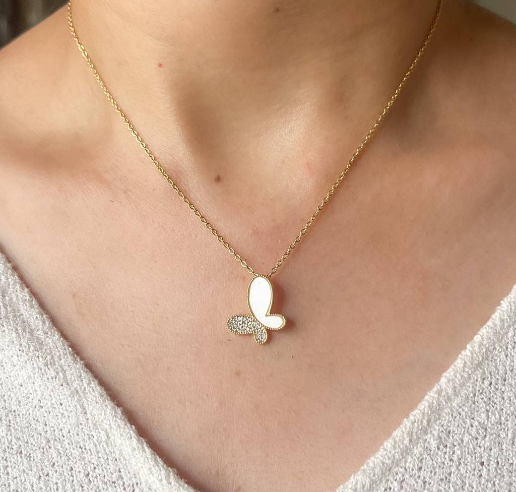 Maisie Butterfly Necklace : N-BF-40-0
