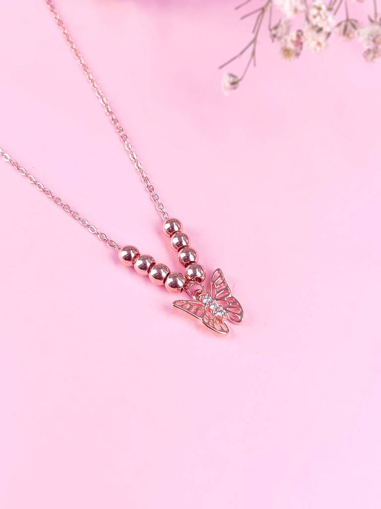 Butterfly Charm Necklace : N-BF-41-0