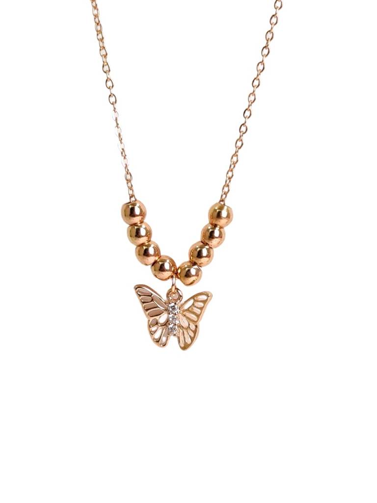 Butterfly Charm Necklace : N-BF-41-0