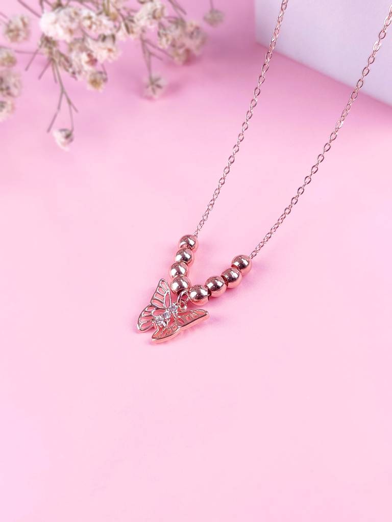 Butterfly Charm Necklace : N-BF-41-0
