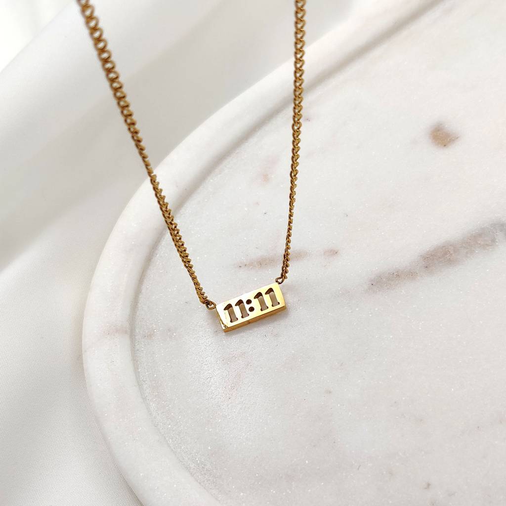 11:11 Good Luck Charm Necklace : N-CH-14-0