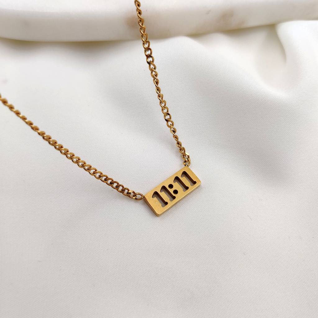 11:11 Good Luck Charm Necklace : N-CH-14-0