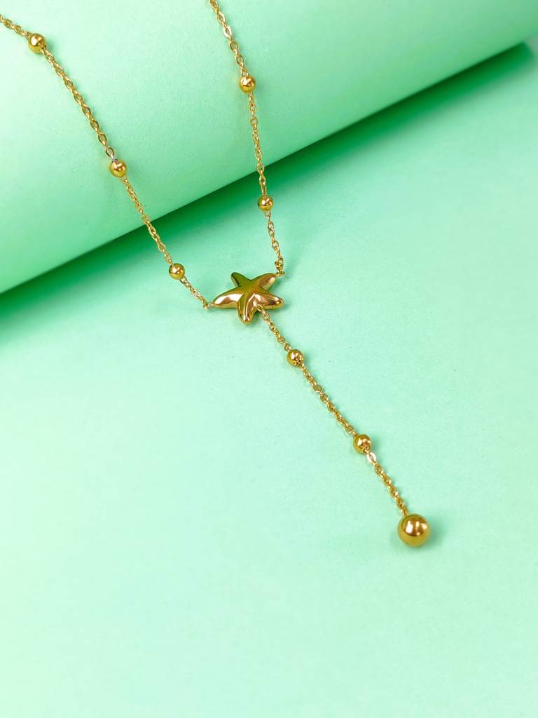 Twinkling Starry Charm Necklace : N-CH-16-0