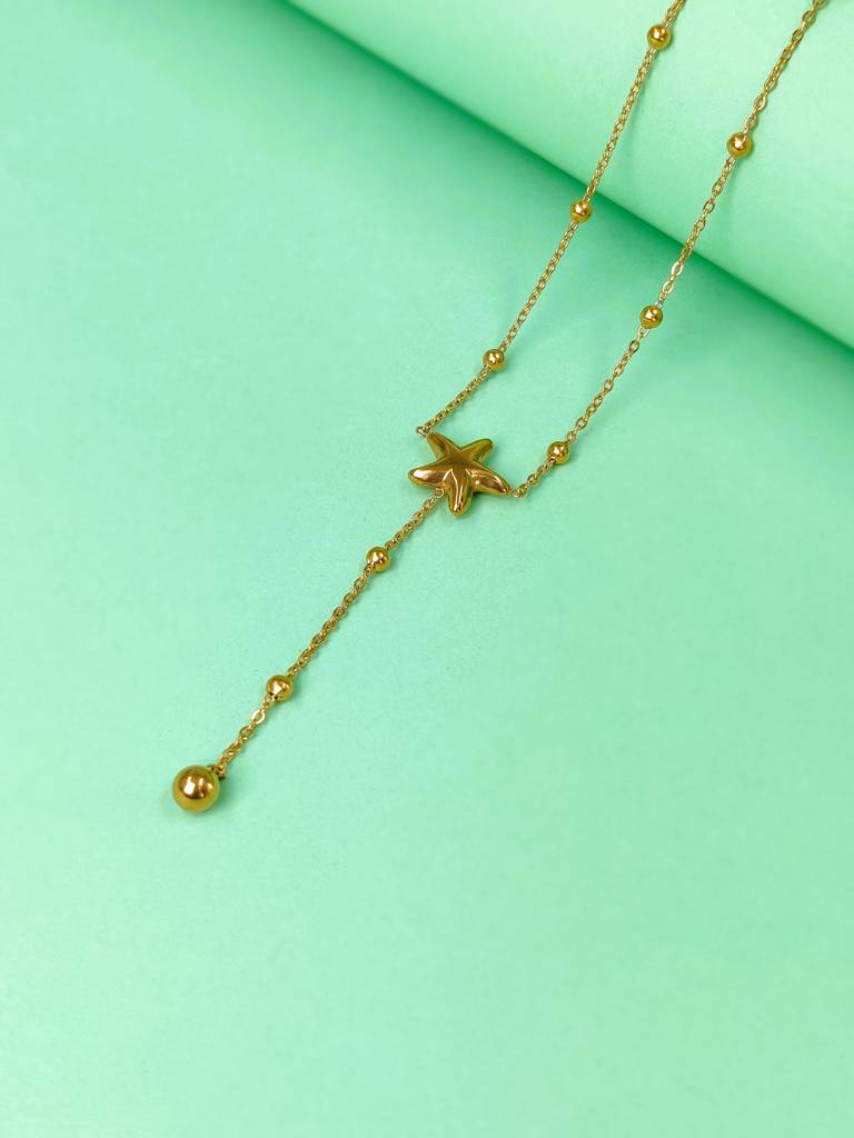Twinkling Starry Charm Necklace : N-CH-16-0
