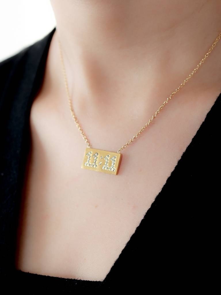 Crystal 11:11 Necklace : N-CH-19-0