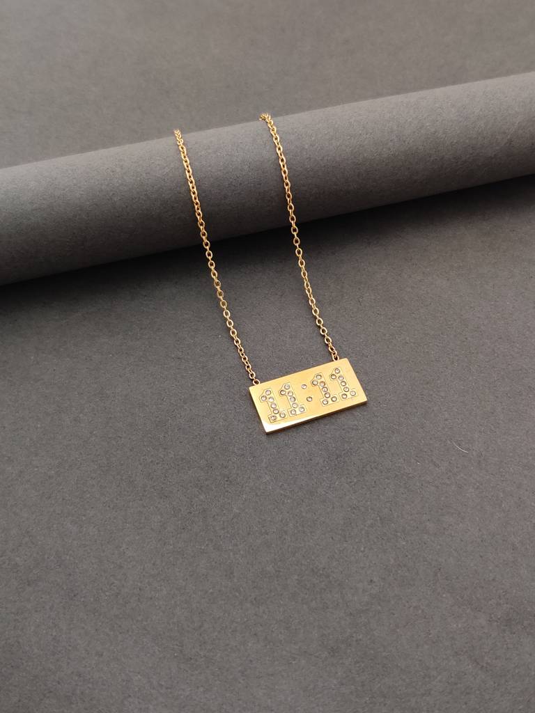 Crystal 11:11 Necklace : N-CH-19-0