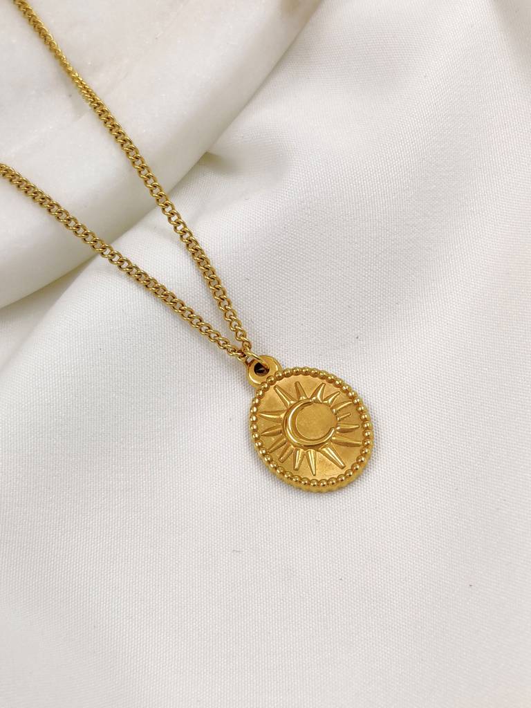 Sun Coin Necklace : N-CO-2-0