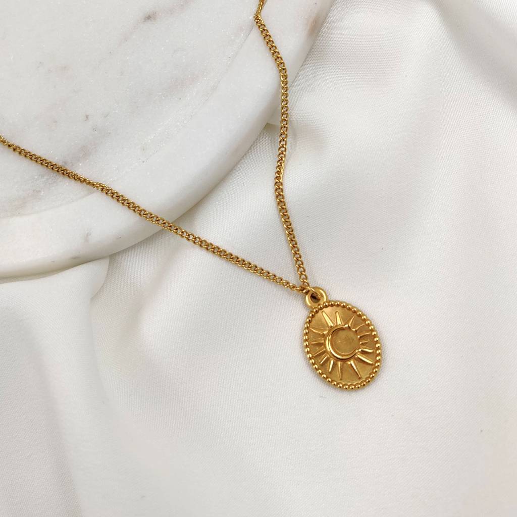 Sun Coin Necklace : N-CO-2-0