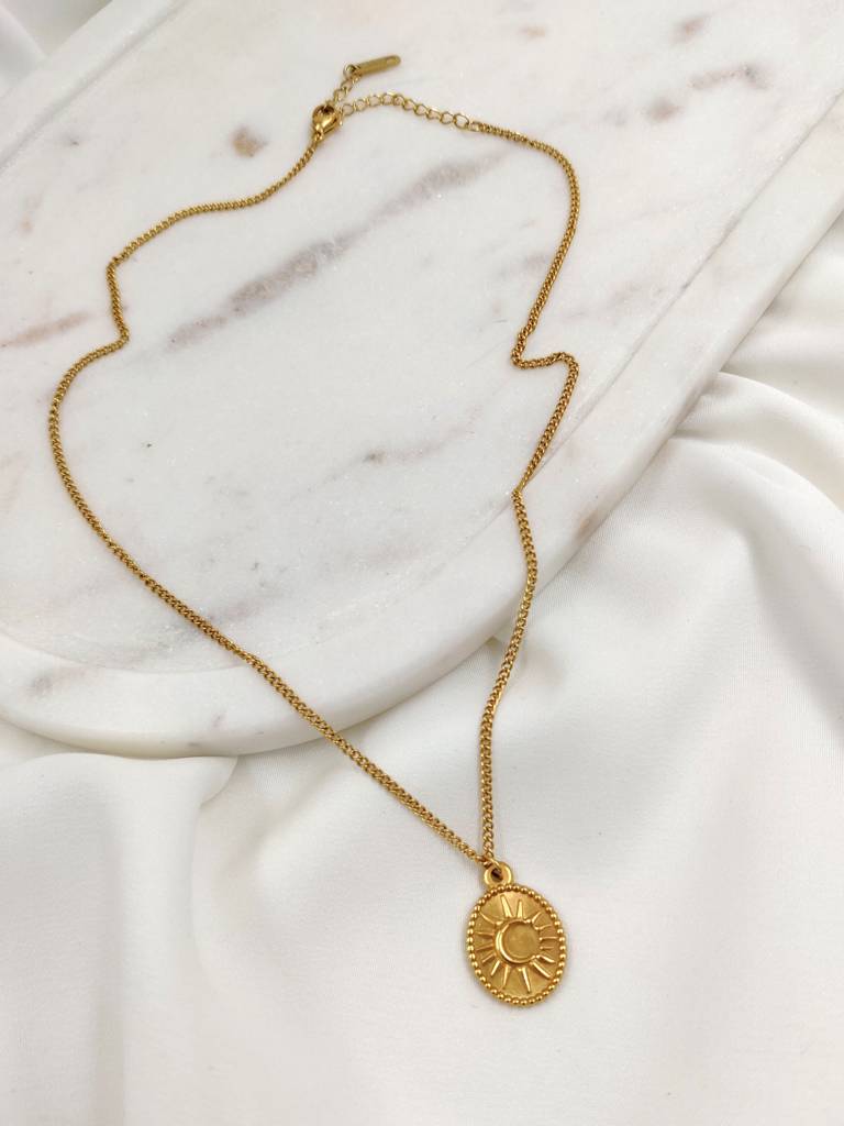 Sun Coin Necklace : N-CO-2-0
