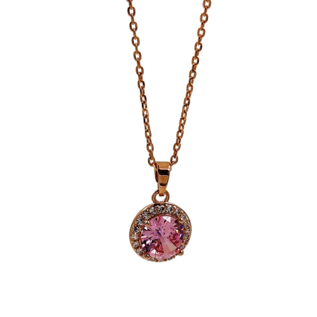 Pink Glow Necklace : N-CR-48-0