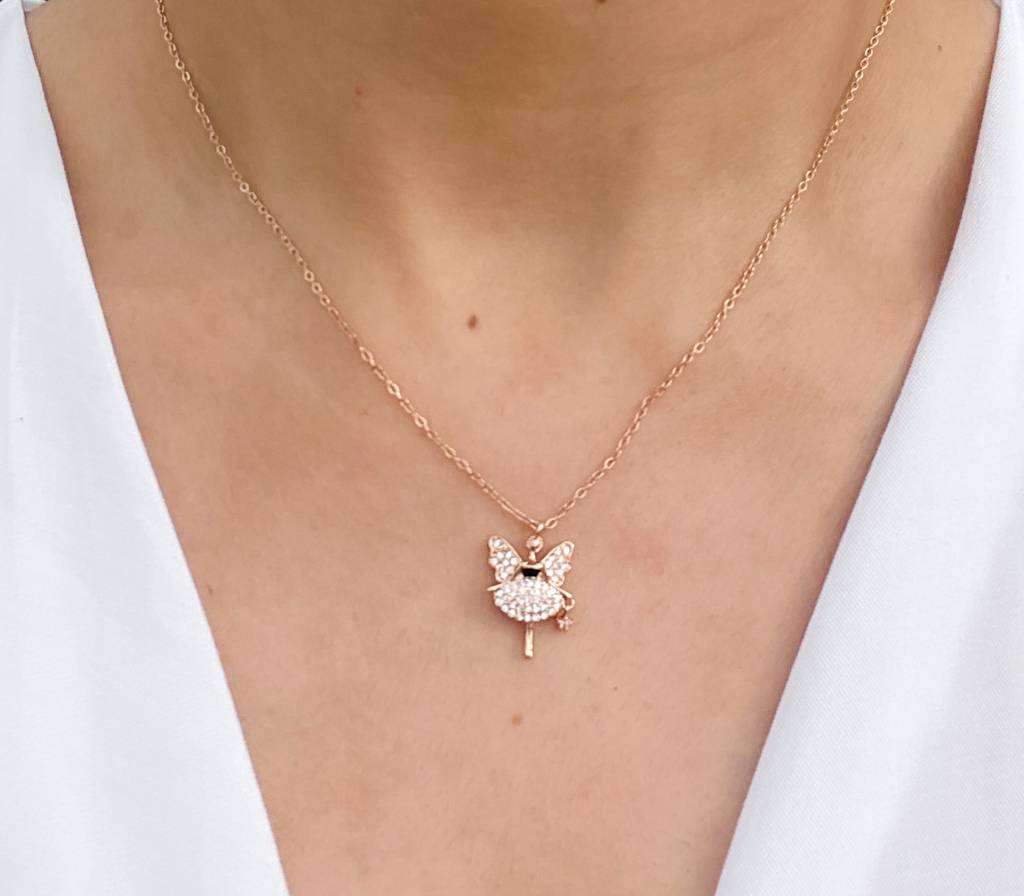 Crystal Angel Necklace : N-CR-5-0