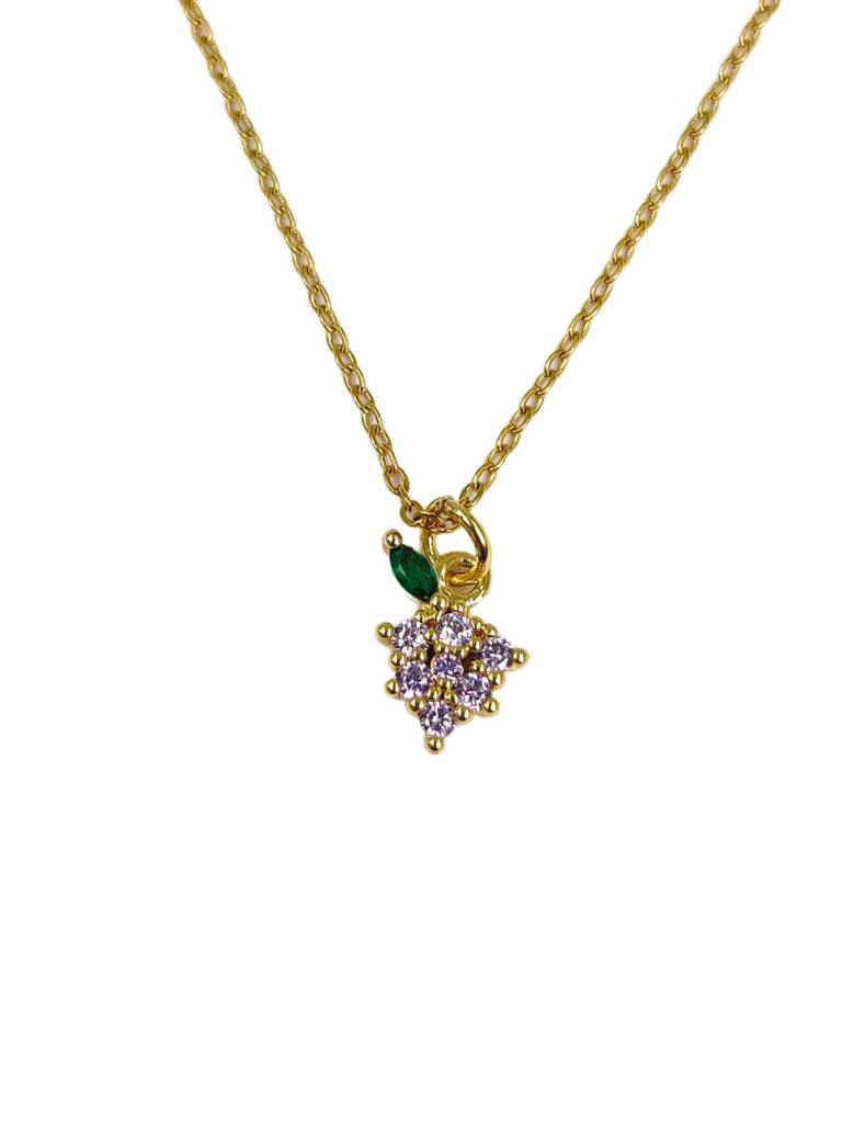 Grapes Drop Necklace : N-D-120-0