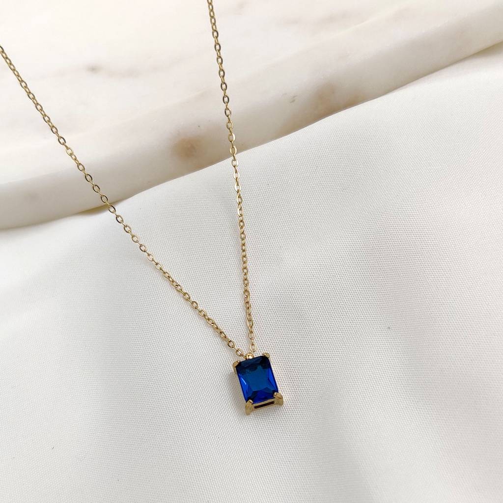 Blue Bennie Necklace : N-D-126-0