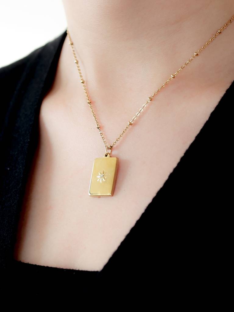 Elise Tag Necklace : N-D-145-0