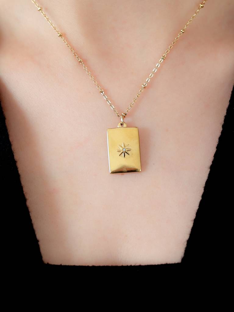 Elise Tag Necklace : N-D-145-0