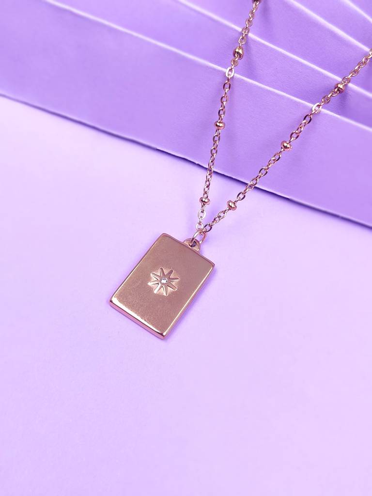 Elise Tag Necklace : N-D-145-0