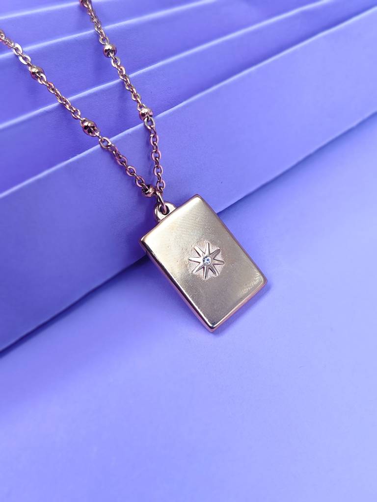 Elise Tag Necklace : N-D-145-0