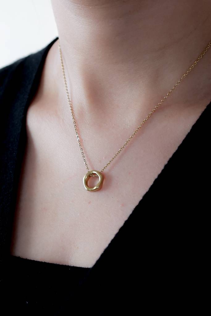 Gold Flow Necklace : N-D-147-0