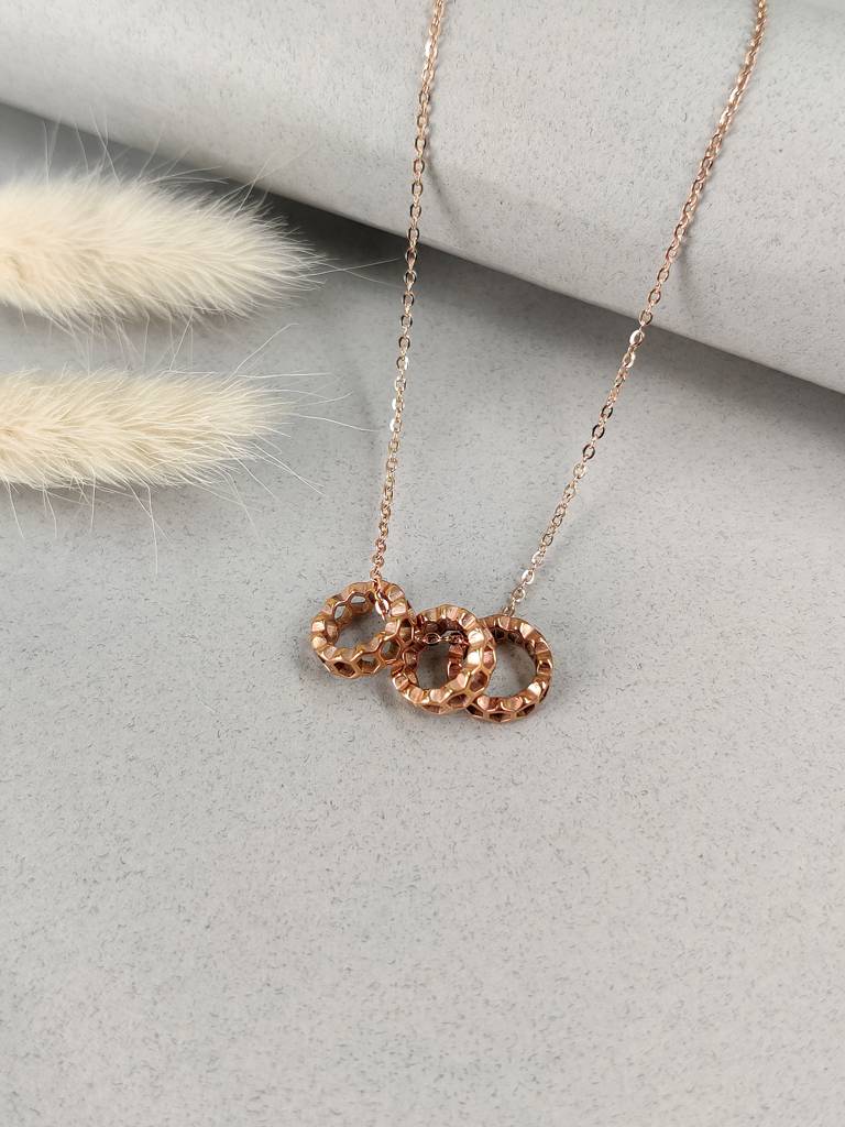 Honeycomb Ring Necklace : N-D-22-0