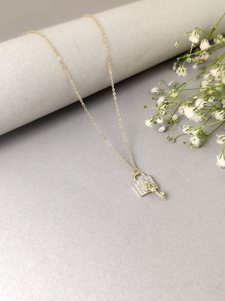 Lock & Key Necklace : N-D-77-0