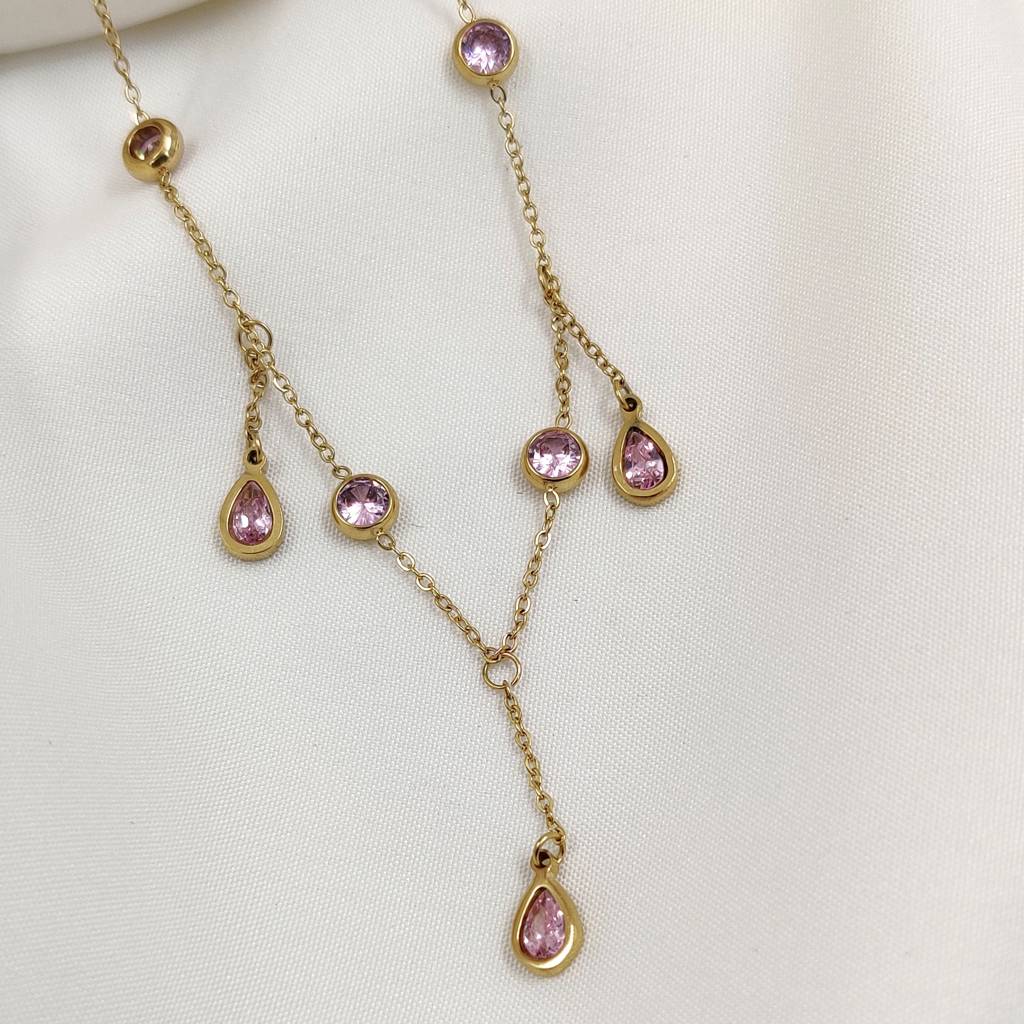 Pink Venassa Necklace : N-D-8-0