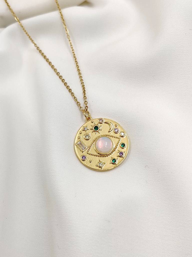 Opal Evileye Necklace : N-EE-25-0