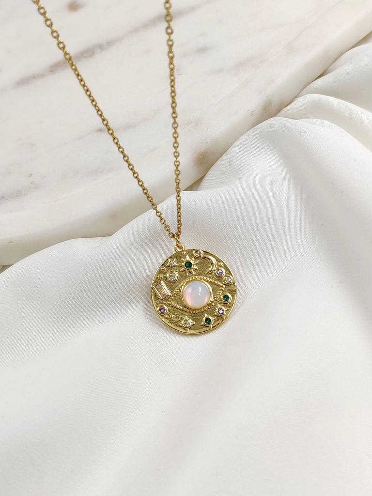 Opal Evileye Necklace : N-EE-25-0