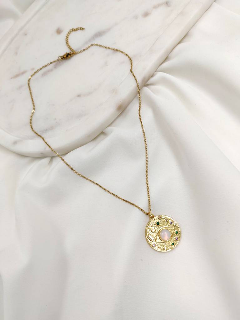 Opal Evileye Necklace : N-EE-25-0
