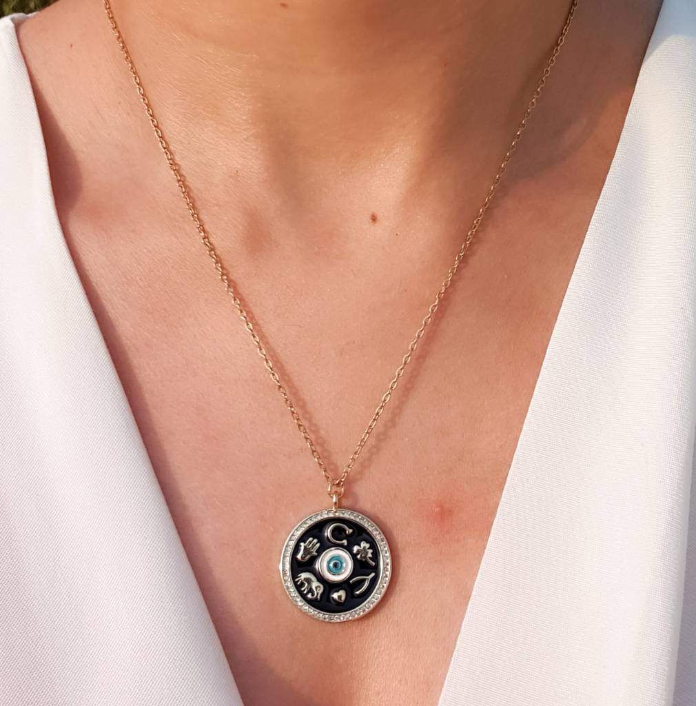 Alika Evil Eye Necklace : N-EE-36-0