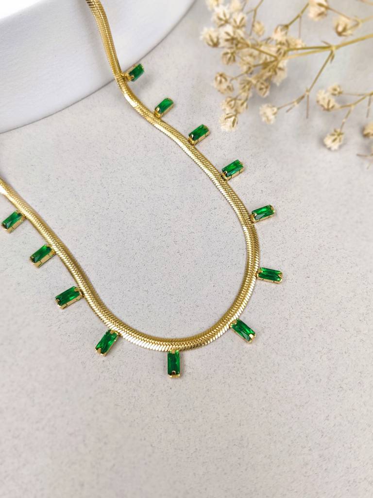 Emerald Christie Necklace : N-EM-12-0