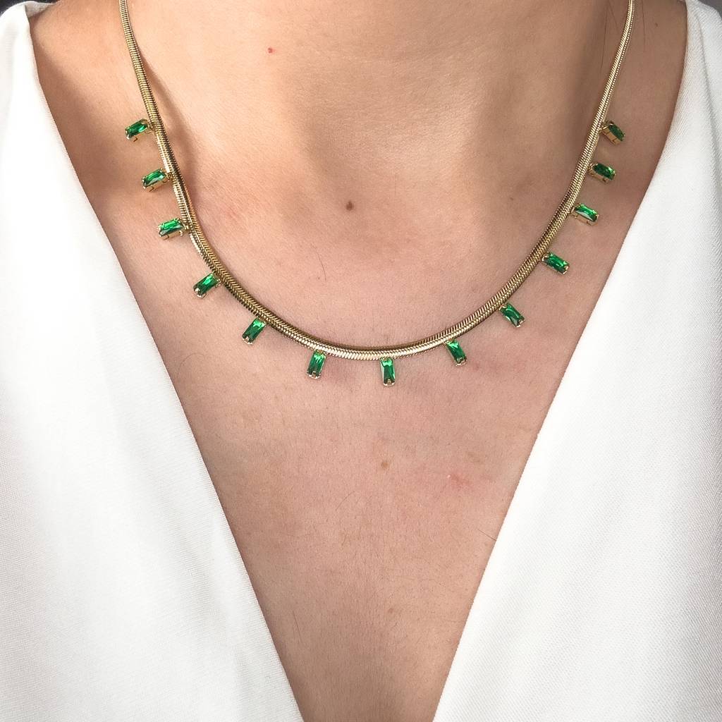 Emerald Christie Necklace : N-EM-12-0